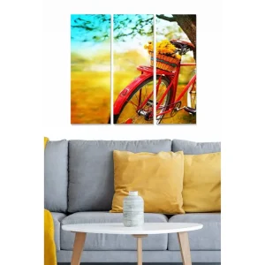 Beställ nu Tavla Scenic 3-pack Flerfärgad 20x50 cm - Inredning