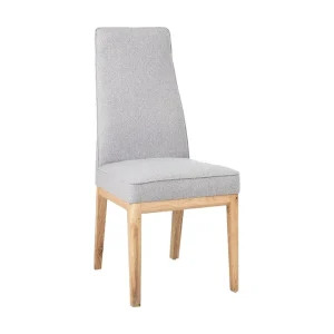 Stol PRESTON 46x585xH102cm grått tyg - Möbler risnedsättning
