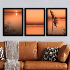 Decorative Framed Painting (3 Pieces) 35x45 - Inredning Lägg i varukorgen