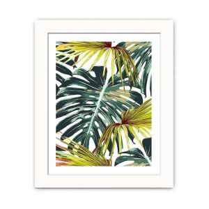 Sänkt pris Tavla Floral med Ram Flerfärgad 23,5x28,5 cm - Inredning