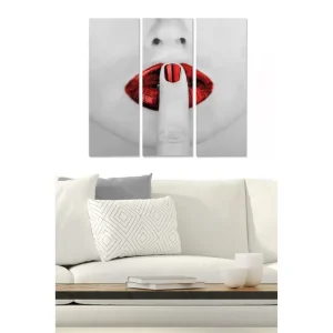 Tavla Fashion 3-pack Flerfärgad 20x50 cm - Inredning Begränsat antal