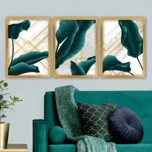 Decorative Framed Painting (3 Pieces) 35x45 - Inredning Erbjudandepris
