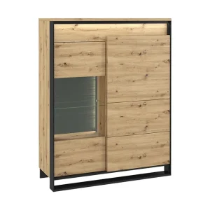 Begränsad tid Quant Vitrinskåp 41 cm djup 110 cm bred 140 cm hög Trä - Förvaring