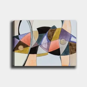 Dekorativ Canvastavla 50x70 cm Flerfärgad - Inredning risnedsättning