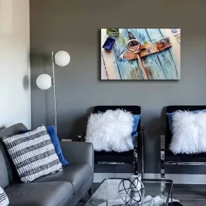 Snabb leverans Dekorativ Canvastavla 45x70 cm Flerfärgad - Inredning