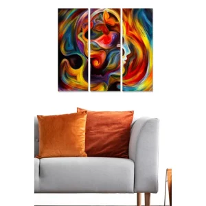 Sista chansen Tavla Colorful 3-pack Flerfärgad 20x50 cm - Inredning
