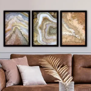 Kampanjpris Decorative Framed Painting (3 Pieces) 35x45 - Inredning