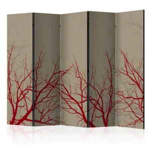 Beställ nu Rumsavdelare - Red-hot branches II 225x172 - Inredning & dekor