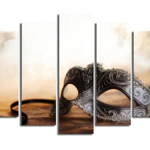 Trygg betalning Canvastavla 5-pack Flerfärgad 19x60 cm - Inredning