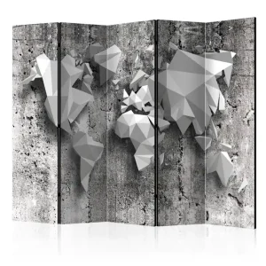 Begränsad tid Rumsavdelare - World Map: Origami II 225x172 - Inredning & dekor
