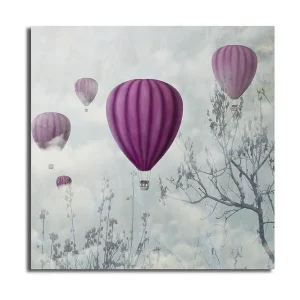 Canvastavla Floral Flerfärgad 45x45 cm - Inredning Outlet