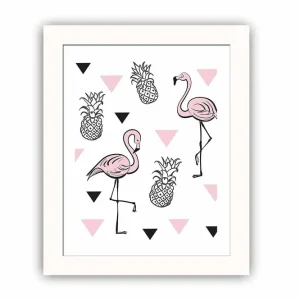 Bästa pris Tavla Animal med Ram Flerfärgad 23,5x28,5 cm - Inredning