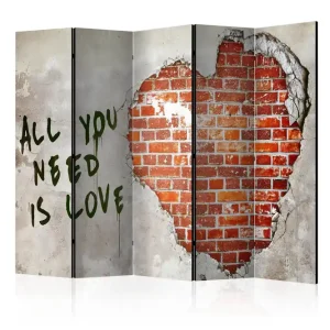 Begränsat antal Rumsavdelare - Love is all you need II 225x172 - Inredning & dekor