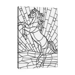 Dekorativ Canvastavla 30x40 cm Vit|Svart - Inredning Rea