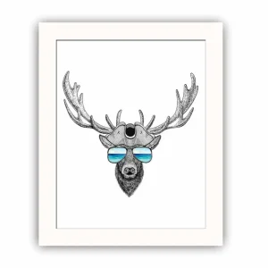 Tavla Animal med Ram Flerfärgad 23,5x28,5 cm - Inredning Trygg betalning