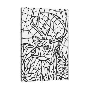 Dekorativ Canvastavla 30x40 cm Vit|Svart - Inredning Nyhet