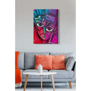Dekorativ Canvastavla 50x70 cm Flerfärgad - Inredning Rea