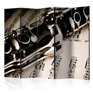 Trygg betalning Rumsavdelare - Clarinet and music notes II 225x172 - Inredning & dekor