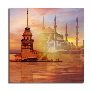 Utförsäljning Canvastavla Music Flerfärgad 45x45 cm - Inredning