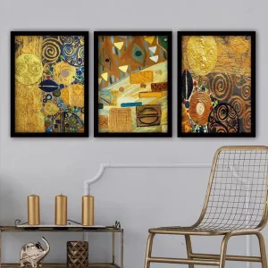 Sänkt pris Decorative Framed Painting (3 Pieces) 35x45 - Inredning