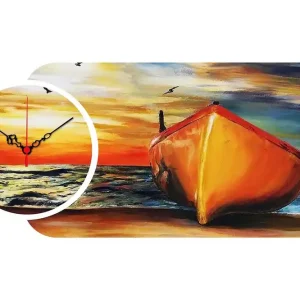 Decorative MDF Clock (2 Pieces) 68x32 - Inredning Trygg betalning