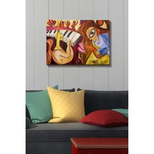 Dekorativ Canvastavla 50x70 cm Flerfärgad - Inredning Rabatt