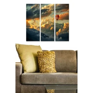 Canvastavla Scenic 3-pack Flerfärgad 20x50 cm - Inredning Sista chansen