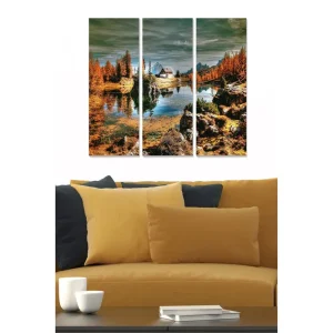 Tavla Scenic 3-pack Flerfärgad 20x50 cm - Inredning Populärt val