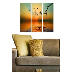 Begränsad tid Tavla Scenic 3-pack Flerfärgad 20x50 cm - Inredning