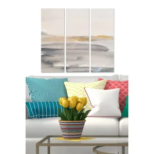 Canvastavla Abstract 3-pack Flerfärgad 20x50 cm - Inredning Outlet