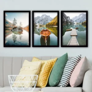Decorative Framed Painting (3 Pieces) 35x45 - Inredning Sista chansen