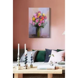 Endast denna vecka Dekorativ Canvastavla 50x70 cm Flerfärgad - Inredning