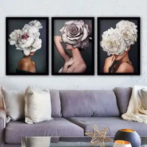 Kundfavorit Decorative Framed Painting (3 Pieces) 35x45 - Inredning