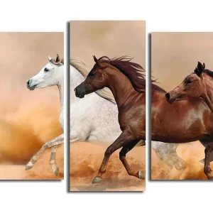 Canvastavla Floral 3-pack Flerfärgad 20x39 cm - Inredning Expressleverans