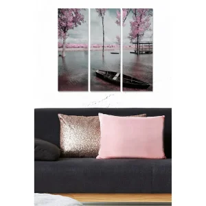 Kampanj Canvastavla Scenic 3-pack Flerfärgad 20x50 cm - Inredning