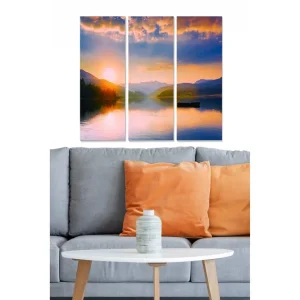Köp nu Canvastavla Scenic 3-pack Flerfärgad 20x50 cm - Inredning