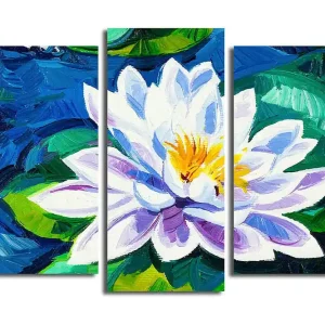Sänkt pris Canvastavla 3-pack Flerfärgad 20x39 cm - Inredning