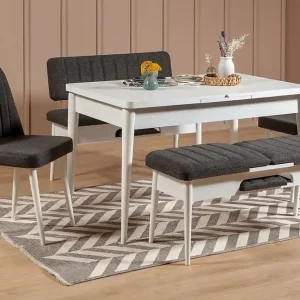 Utförsäljning Idehult Matgrupp 5 delar 75 cm - Möbler