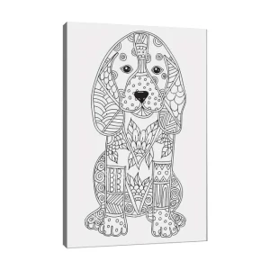 Sista chansen Dekorativ Canvastavla 30x40 cm Vit|Svart - Inredning