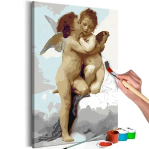Billig Gör-det-själv Målningar Angels Love 40x60 cm - Inredning & dekor