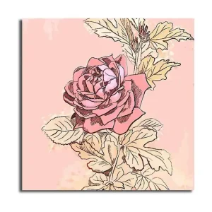 Populärt val Canvastavla Floral Flerfärgad 45x45 cm - Inredning