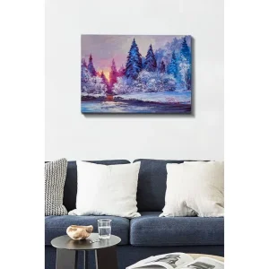 Säker betalning Dekorativ Canvastavla 50x70 cm Flerfärgad - Inredning