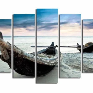 Sänkt pris Canvastavla 5-pack Flerfärgad 19x60 cm - Inredning