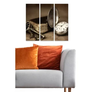 Canvastavla Nostalgia 3-pack Flerfärgad 20x50 cm - Inredning Snabb leverans
