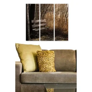 Kampanj Canvastavla Scenic 3-pack Flerfärgad 20x50 cm - Inredning