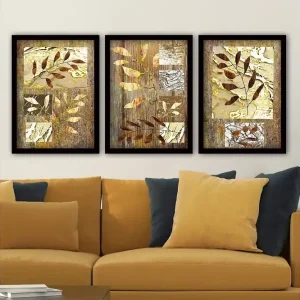 Decorative Framed Painting (3 Pieces) 35x45 - Inredning I lager