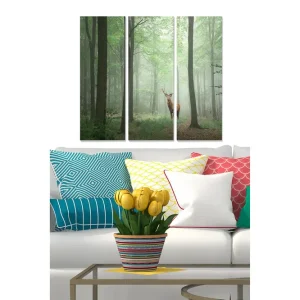 Köp online Canvastavla Scenic 3-pack Flerfärgad 20x50 cm - Inredning