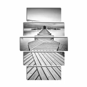 Billig Canvastavla 5-pack Flerfärgad 19x60 cm - Inredning