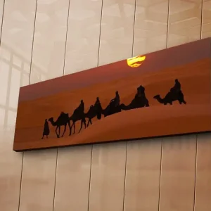 Sista chansen Dekorativ Canvastavla 30x90 cm Flerfärgad - Inredning
