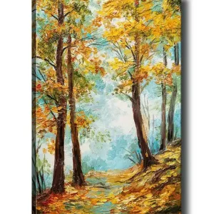 Dekorativ Canvastavla 50x70 cm Flerfärgad - Inredning Begränsat antal
